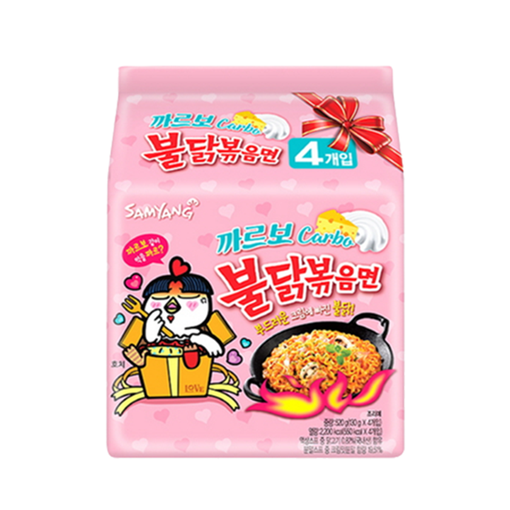 삼양 까르보불닭볶음면 130g*4입