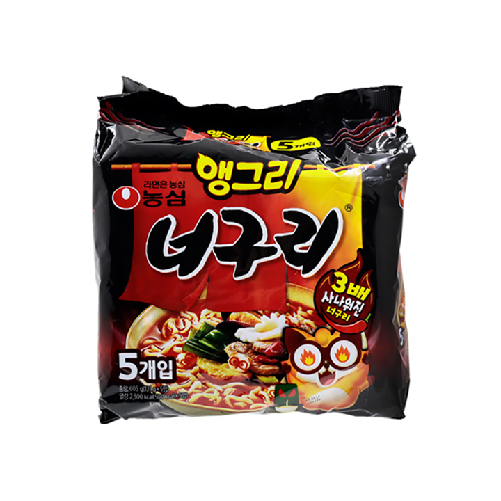 농심 앵그리너구리 121g*5입