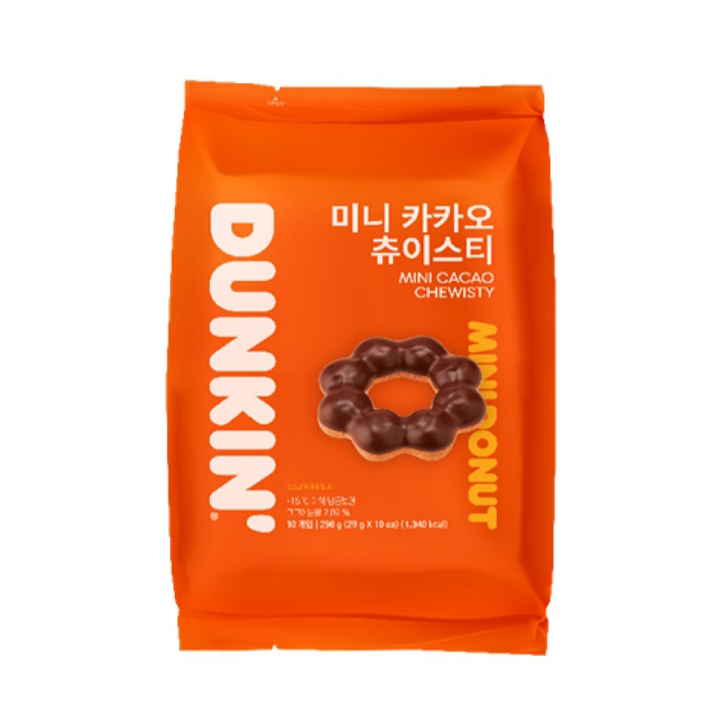 던킨 미니 카카오 츄이스티 29g*10입