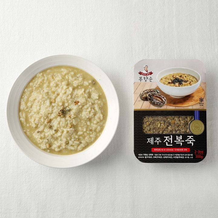 [택배]제주 부향순 전복죽 300g