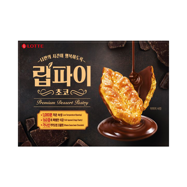 롯데 립파이 초코 132g