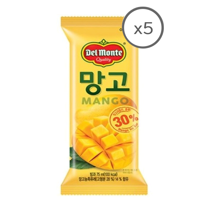 롯데 델몬트 망고바 5입