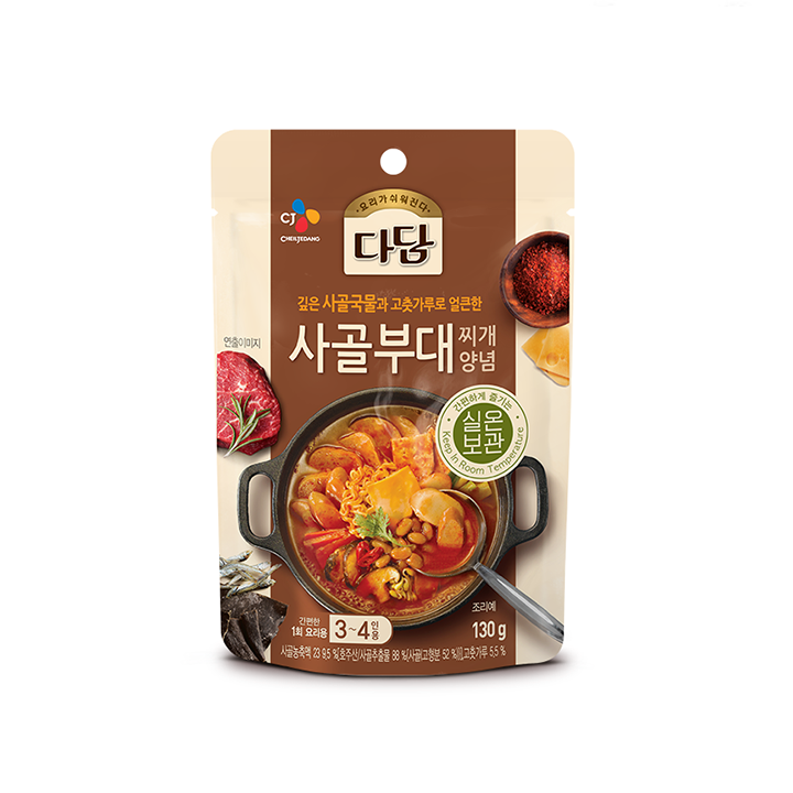 CJ 사골 부대찌개 양념 130g