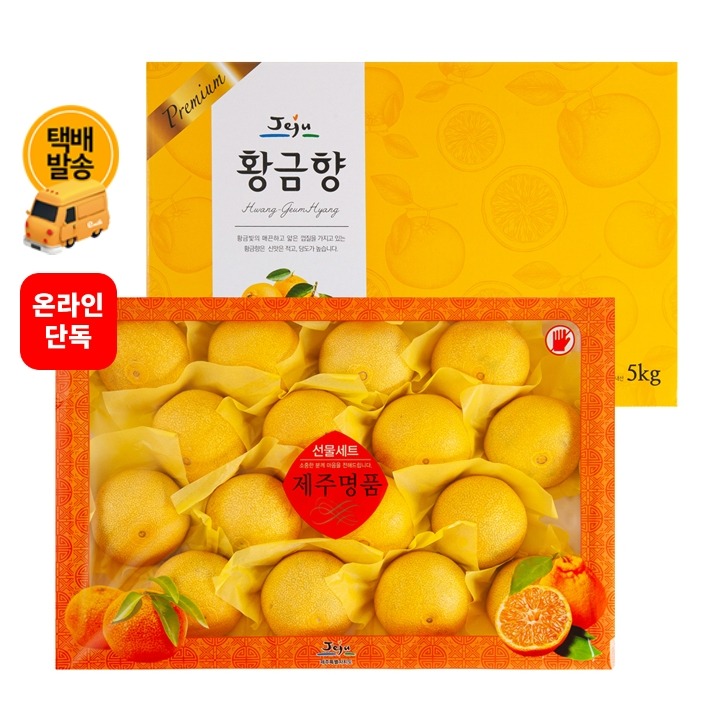 [택배]제주 황금향 선물세트 3kg(11~15과)