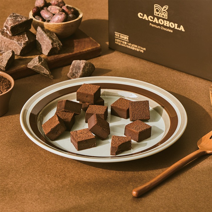 [택배]카카올라 수제 생초콜릿 140g/다크