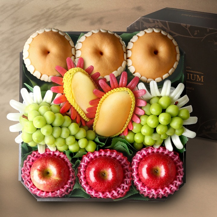 [택배]팔각 샤인 망고 사과배세트 3.7kg