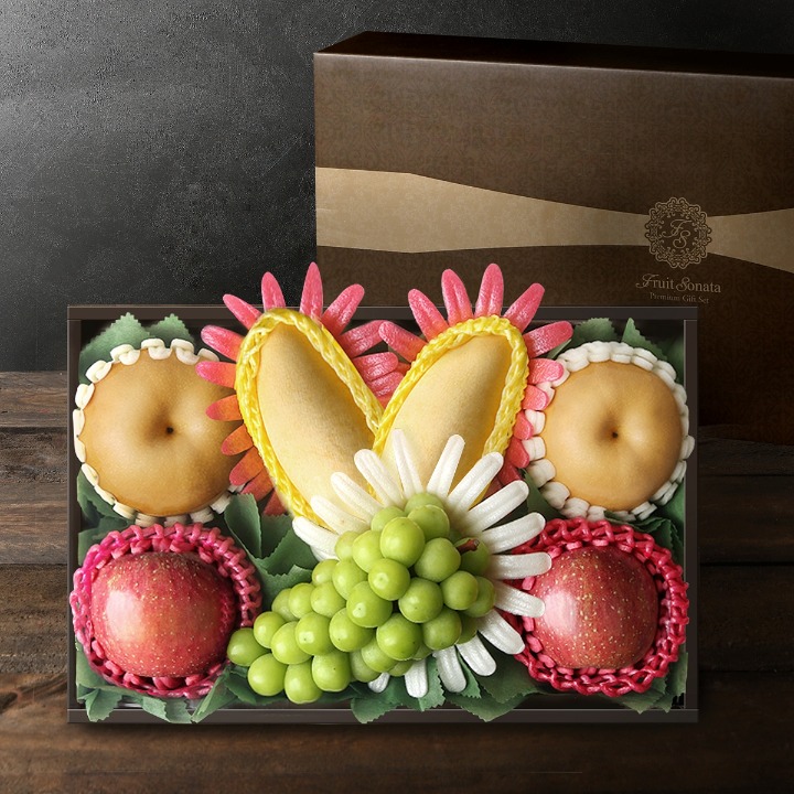 [택배]에코 사과배샤인망고 선물세트 2.8kg