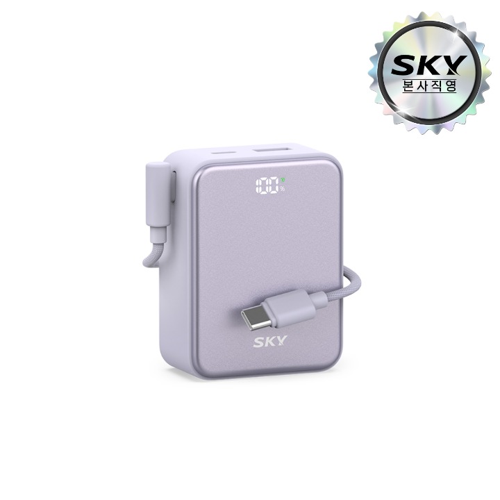 [택배]스카이 큐브10000mAh 보조배터리/PU