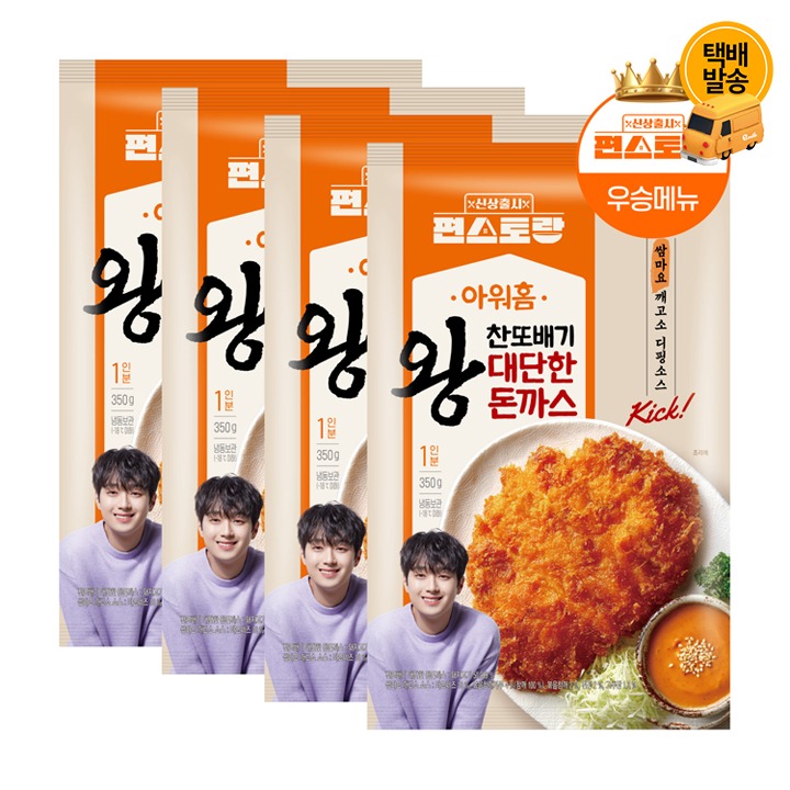 택)편스토랑찬또배기대단한왕돈까스350gx4