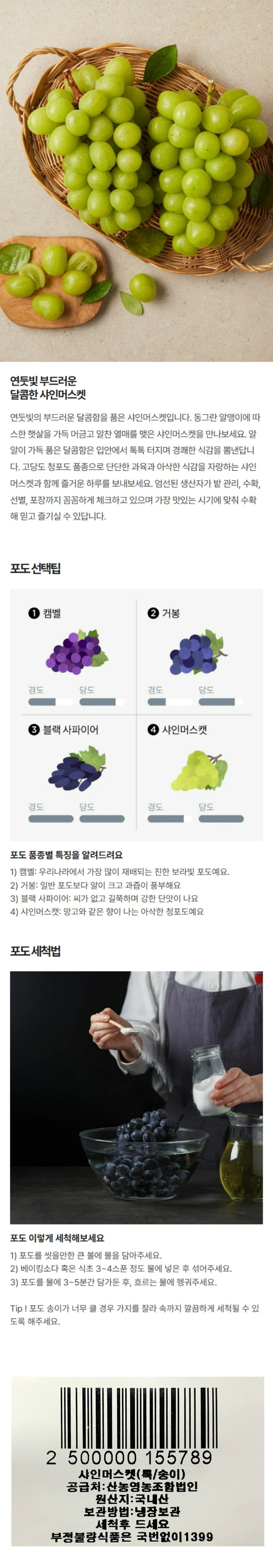 샤인머스켓(특/송이)샤인머스켓(특/송이)