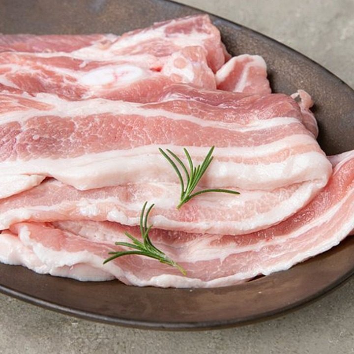 국내산삼겹살구이용(600g)