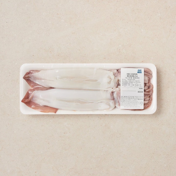 국산손질오징어2미(팩)