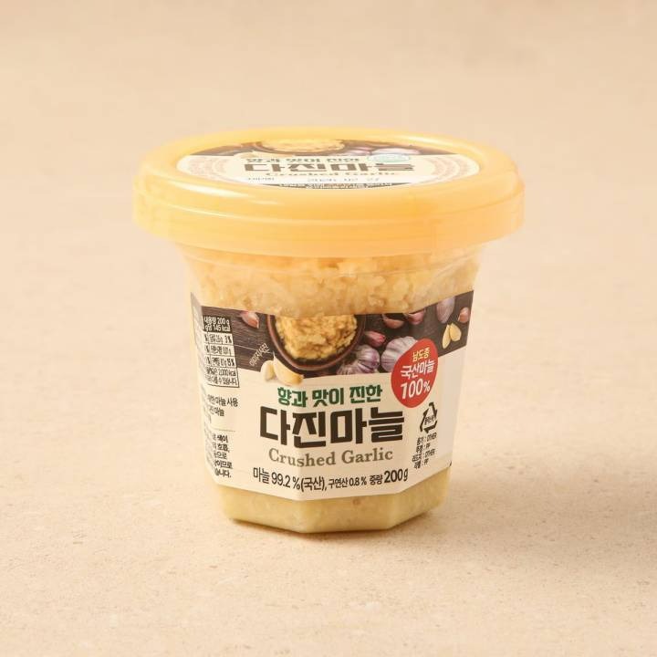 향이 진한 다진마늘