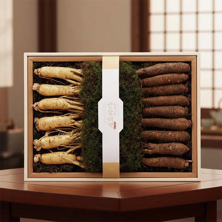(S)심마니혼 인삼 더덕 세트