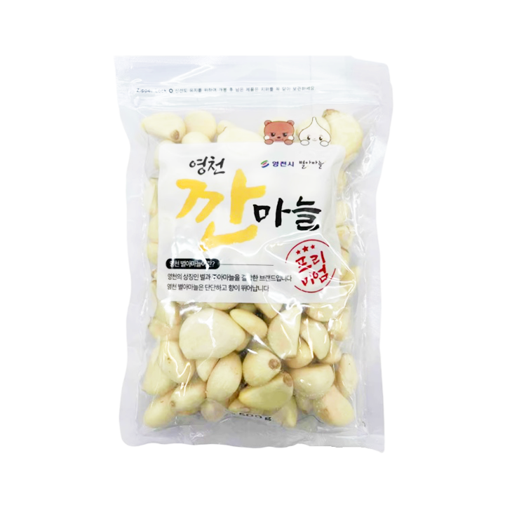 영천 깐마늘500g