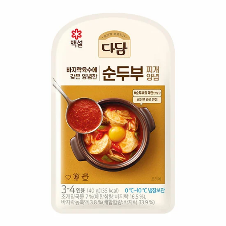 CJ다담순두부찌개양념 140g