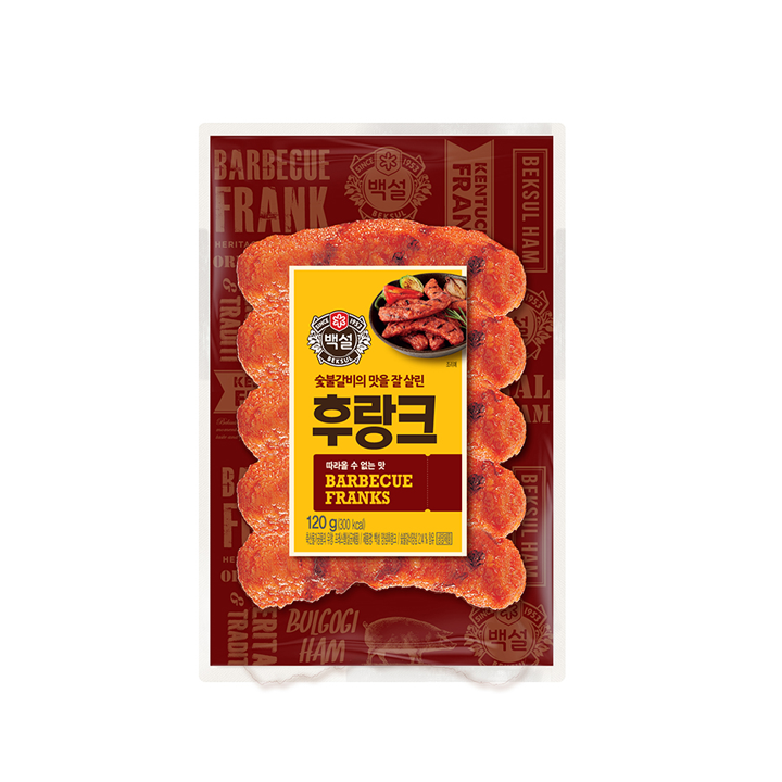백설숯불갈비후랑크120g