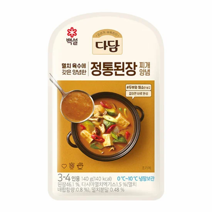 CJ다담정통된장찌개전용 140g
