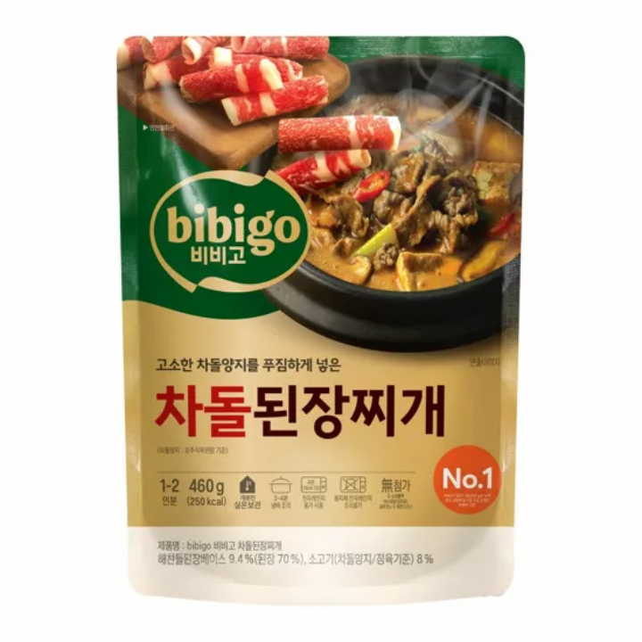CJ 비비고 차돌 된장찌개 460g