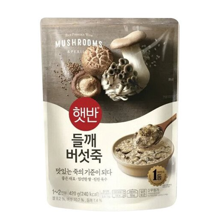 CJ 들깨버섯죽 420g