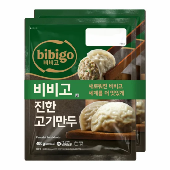 CJ 비비고 수제 진한고기만두400g*2
