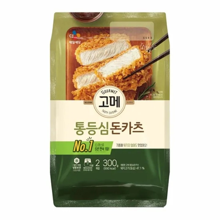 CJ 고메 통등심돈카츠 300g