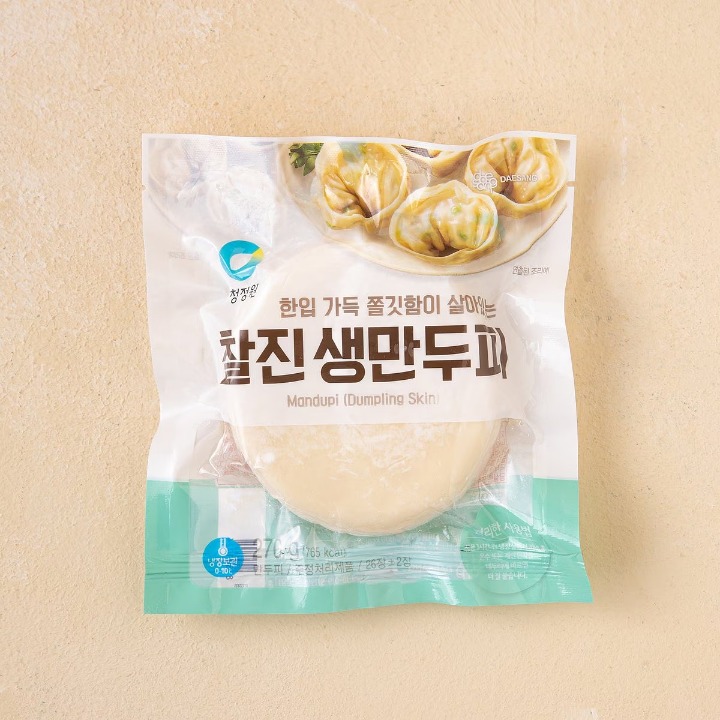 청정원 찰진 생만두피 270g