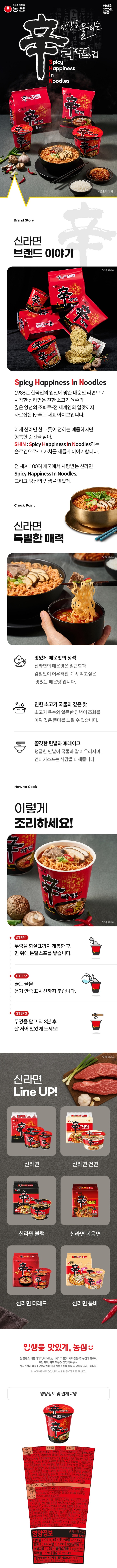 농심 신라면컵65g