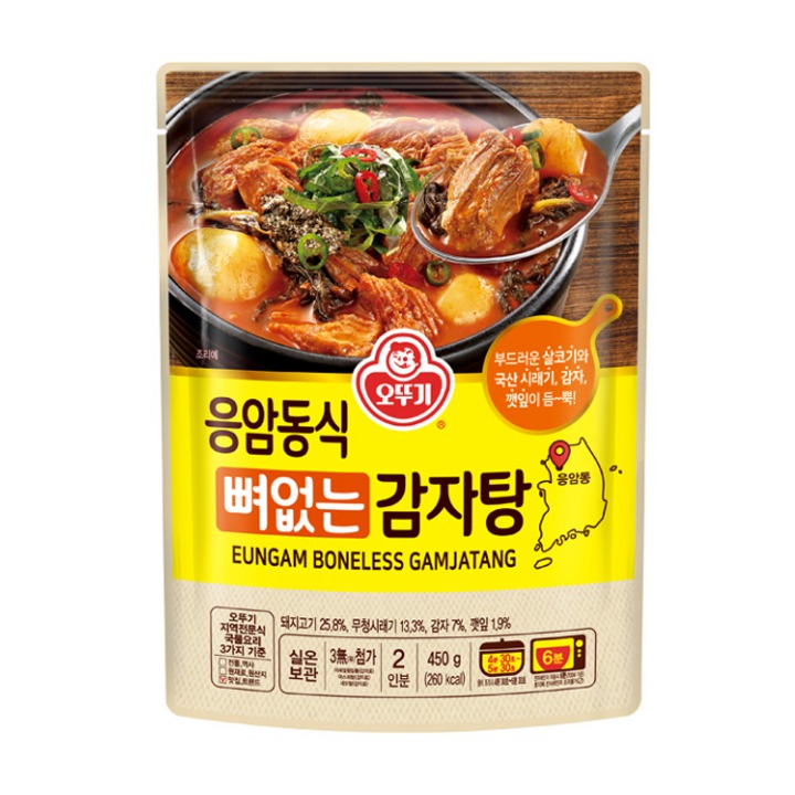 오뚜기 응암동식 뼈없는 감자탕 450g