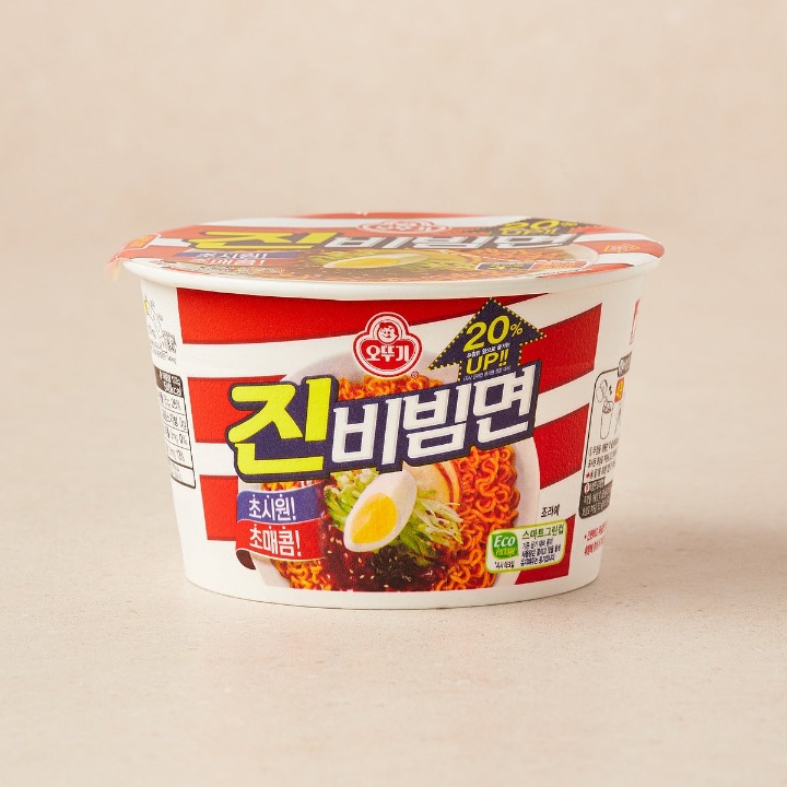 오뚜기 진비빔면 용기 132g