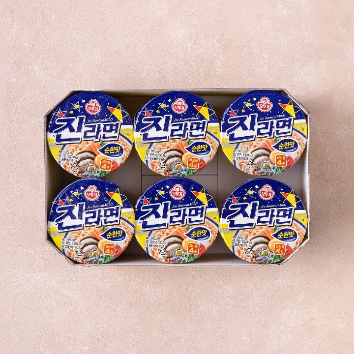 오뚜기 진라면소컵(순)65g*6