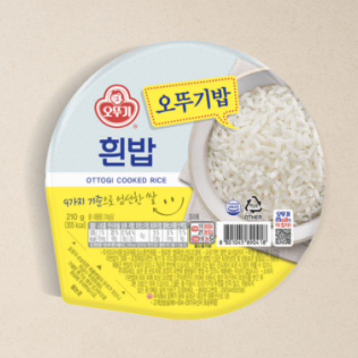 오뚜기 맛있는밥 210g*6입