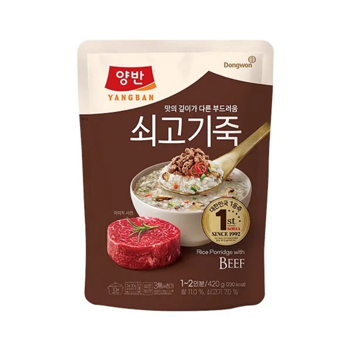 동원 양반 쇠고기죽 420g