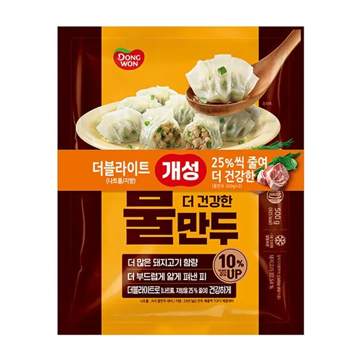 동원 개성 더건강한 물만두 500g