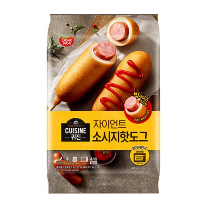 동원 퀴진 자이언트핫도그 440g