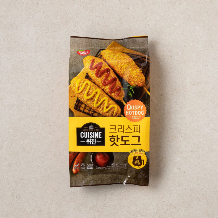동원 퀴진 크리스피핫도그 400g