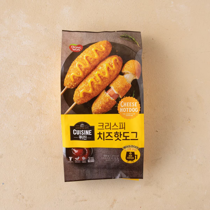 동원 퀴진치즈크리스피핫도그400g