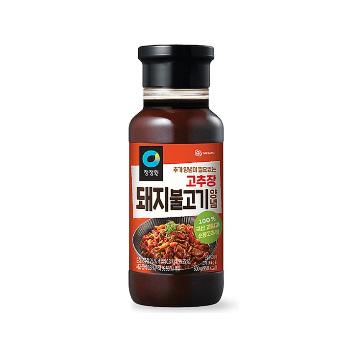 청정원 돼지불고기양념 500g