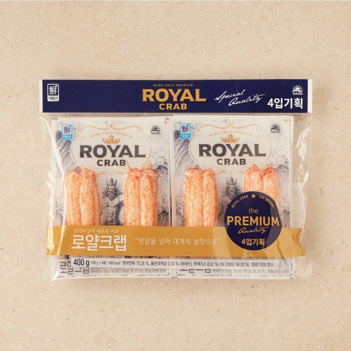 대림 로얄크랩스 100g*4