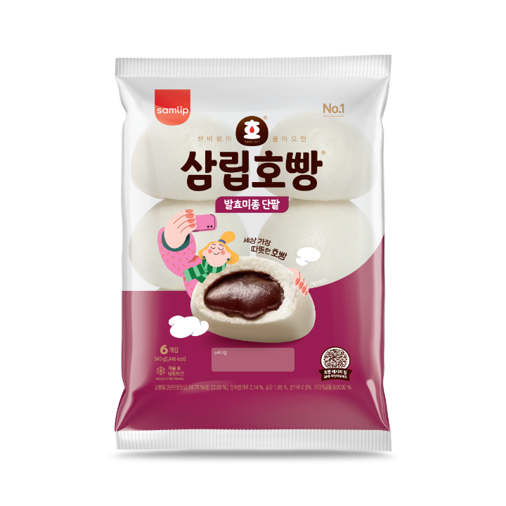삼립 단팥호빵6입540g