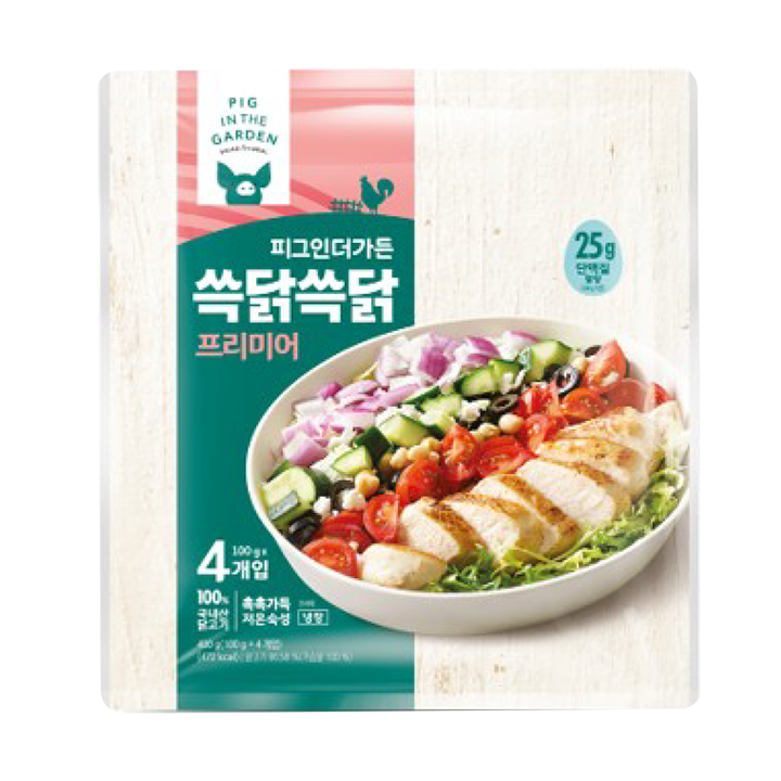 삼립 그릭슈바인쓱닭쓱닭오리지널 100g*4
