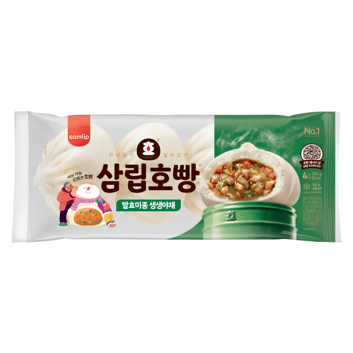 삼립 발효미종 야채호빵4입 360g