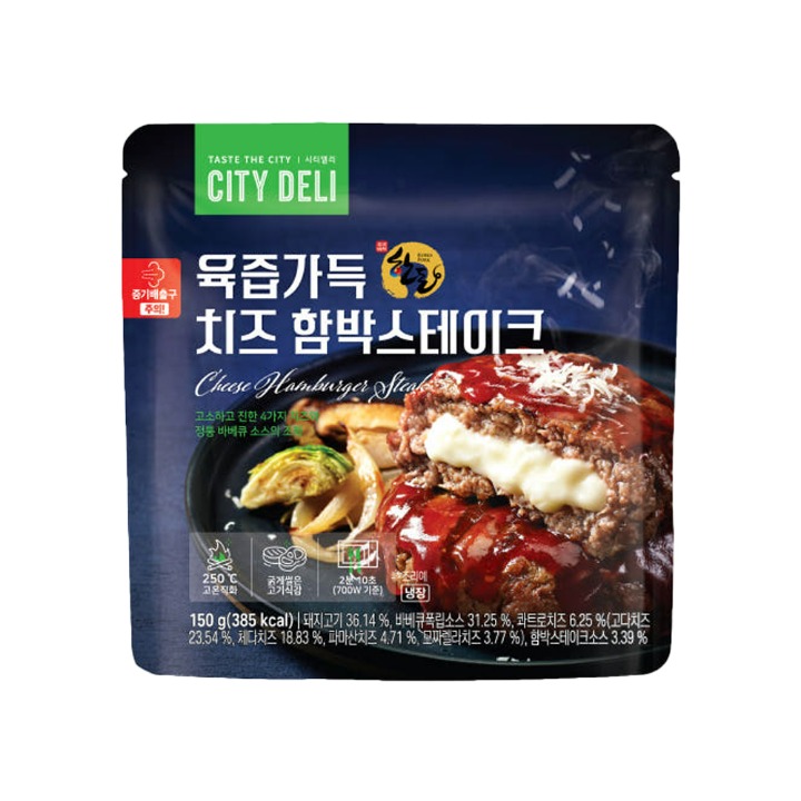 삼립 시티델리 치즈함박스테이크150g
