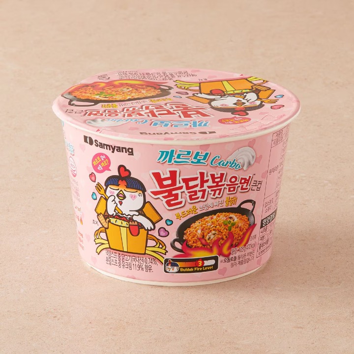 삼양 큰컵까르보불닭볶음면105g