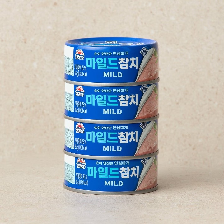 사조 마일드참치 85g*4