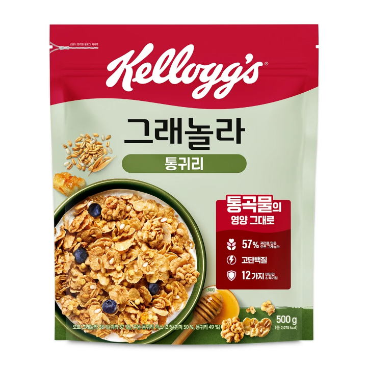 켈로그 통귀리 그래놀라 500g