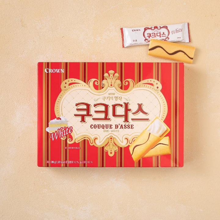 크라운 쿠크다스화이트36입 288g