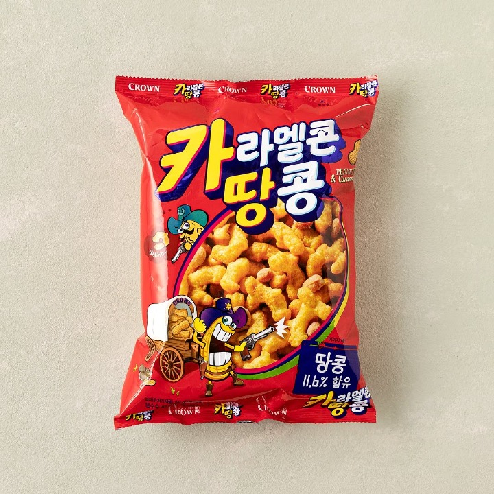 크라운 카라멜콘땅콩 150g