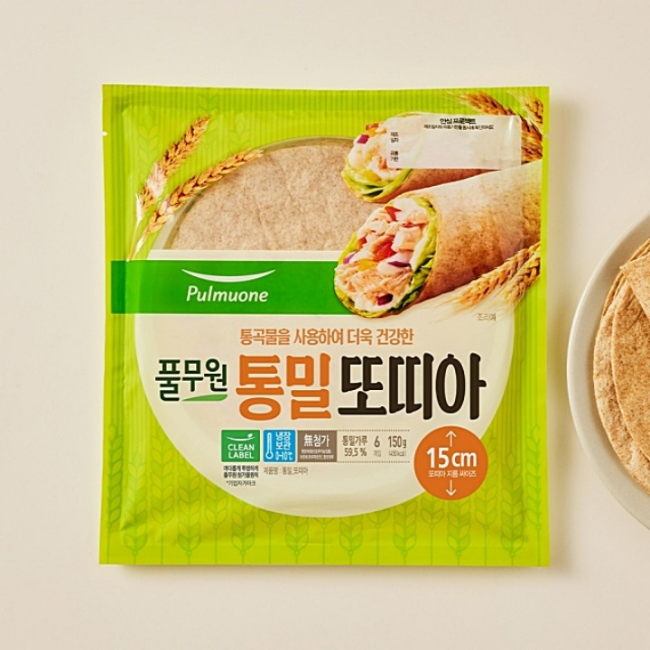 풀무원 또띠아통밀150g