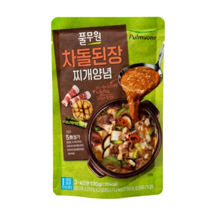 풀무원 차돌된장찌개양념130g